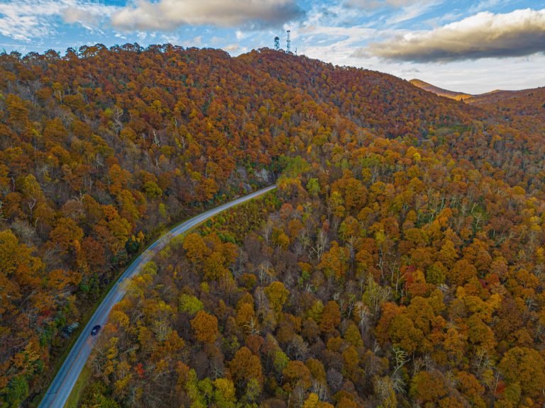 Exploring the Blue Ridge Mountains by Drone: Aerial Majesty Unveiled